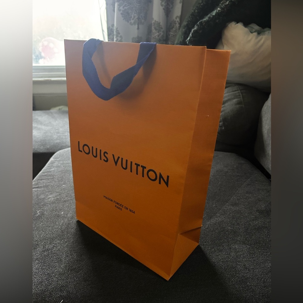 Louis Vuitton Orange Shopping Bag